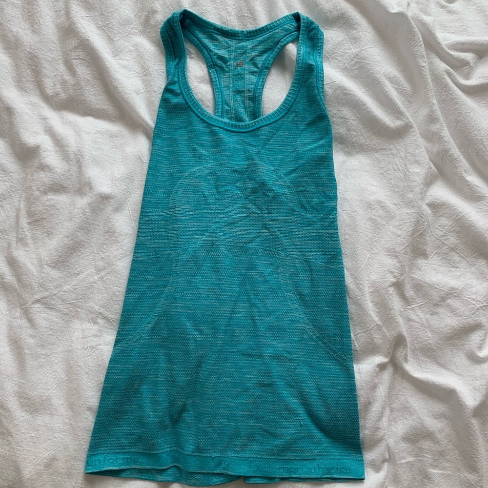 Lululemon blue tank top
